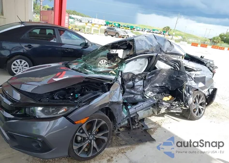 2020 Honda Civic Sport from USA, damaged, VIN 2HGFC2F86LH601456
